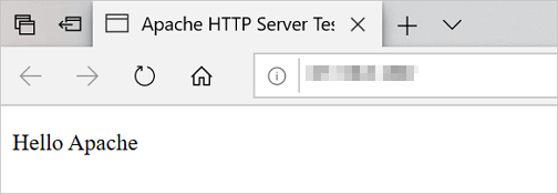 启动Apache服务。