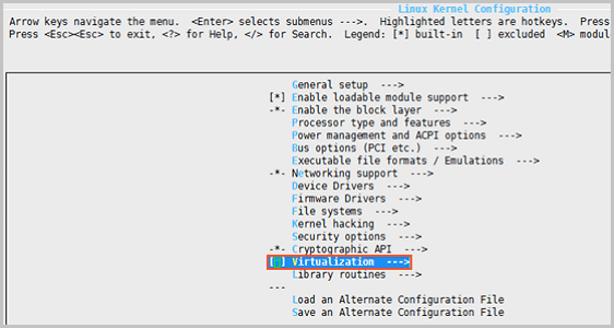 使用空格勾选Virtualization项。
